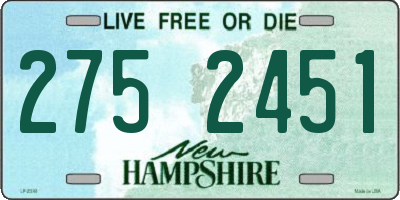 NH license plate 2752451
