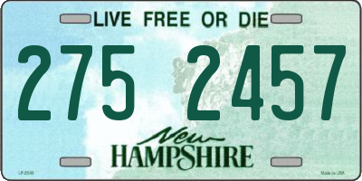 NH license plate 2752457