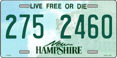 NH license plate 2752460