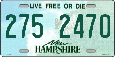 NH license plate 2752470