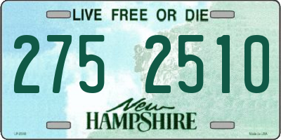NH license plate 2752510
