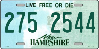 NH license plate 2752544