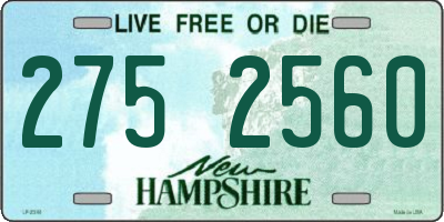 NH license plate 2752560