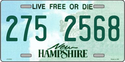 NH license plate 2752568