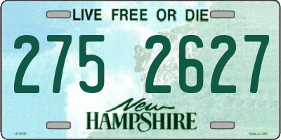 NH license plate 2752627