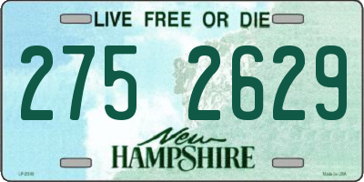 NH license plate 2752629