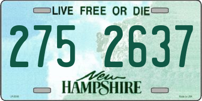 NH license plate 2752637