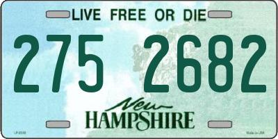 NH license plate 2752682