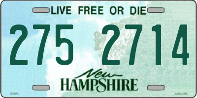 NH license plate 2752714