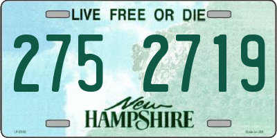 NH license plate 2752719