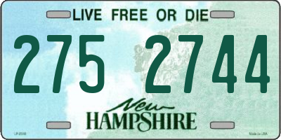 NH license plate 2752744