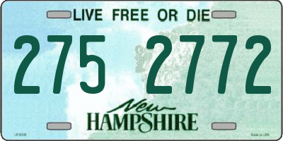 NH license plate 2752772