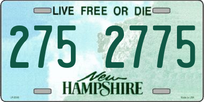 NH license plate 2752775