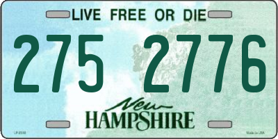 NH license plate 2752776