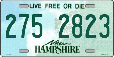 NH license plate 2752823