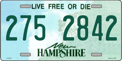 NH license plate 2752842
