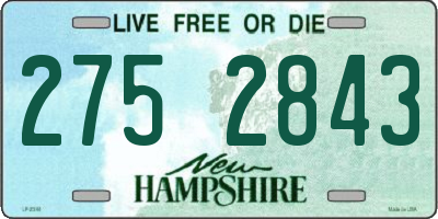 NH license plate 2752843