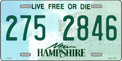 NH license plate 2752846