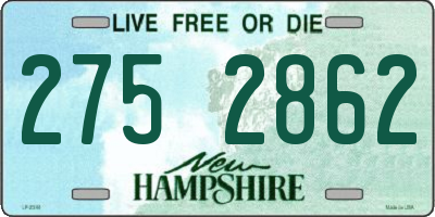 NH license plate 2752862