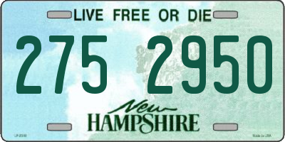 NH license plate 2752950