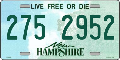 NH license plate 2752952