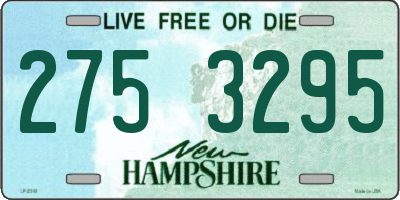 NH license plate 2753295