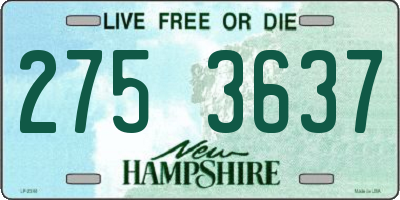 NH license plate 2753637