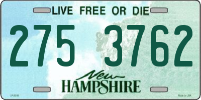 NH license plate 2753762