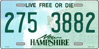NH license plate 2753882