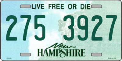 NH license plate 2753927