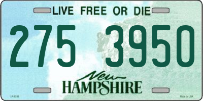 NH license plate 2753950
