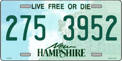 NH license plate 2753952