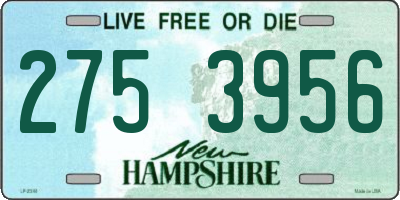 NH license plate 2753956