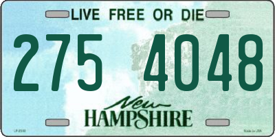 NH license plate 2754048