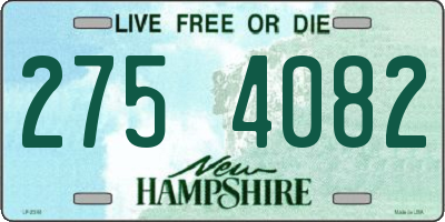 NH license plate 2754082