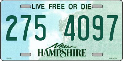 NH license plate 2754097