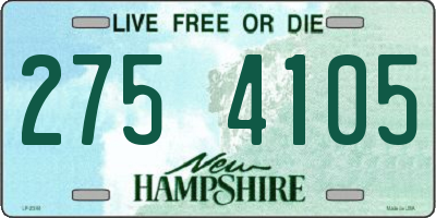 NH license plate 2754105