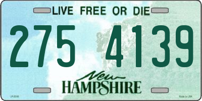 NH license plate 2754139