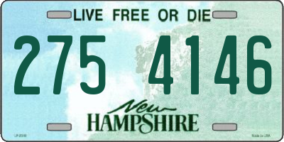 NH license plate 2754146