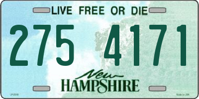 NH license plate 2754171