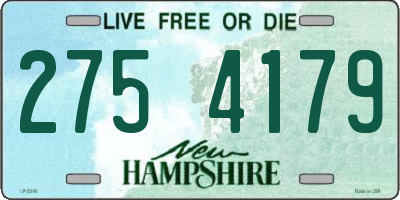 NH license plate 2754179