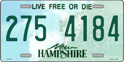 NH license plate 2754184