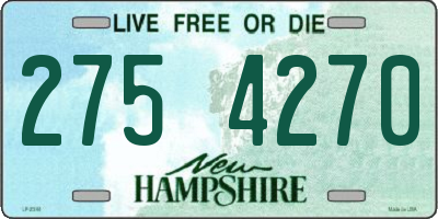 NH license plate 2754270