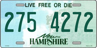 NH license plate 2754272