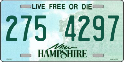 NH license plate 2754297