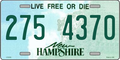 NH license plate 2754370