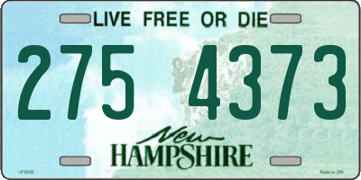 NH license plate 2754373