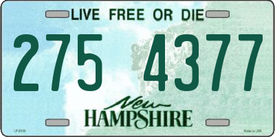 NH license plate 2754377