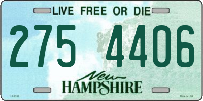NH license plate 2754406