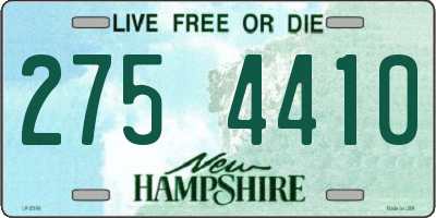 NH license plate 2754410